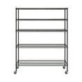 thumbnail image 3 of Seville Classics UltraDurable® 5-Tier NSF Steel Wire Shelving, 60" W x 18" D, Black, 3 of 13