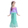 thumbnail image 2 of KAWELL Princess Mermaid Costume Cosplay Party Dress Up with Accessories, 2 of 7