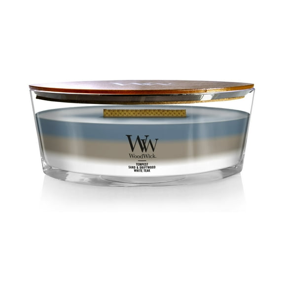 Woodwick Ellipse Trilogy Scented Candle, Uncharted Waters, 16 oz