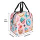 thumbnail image 3 of Disketp Cupcakes and Donuts Bolsa Térmica para Almuerzo para Hombre y Mujer, Ideal para Trabajo, Senderismo y Picnic, 3 of 8