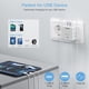 thumbnail image 3 of Adaptador de Viaje TESSAN Europeo Blanco con 3 Salidas CA y 3 Puertos USB para Europa, 3 of 6