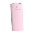 thumbnail image 3 of Humidificador de escritorio portátil con luz nocturna, 600 ml, silencioso, USB, apagado automático, 3 modos Rosa, 3 of 9