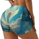 thumbnail image 1 of Balery Sunshine Cute Winged Cat Pantalones cortos de entrenamiento estampados para mujer, sin costuras, ajustados, para gimnasio, yoga, correr, deportes, ejercicio activo, fitness.-XX-Large, 1 of 8