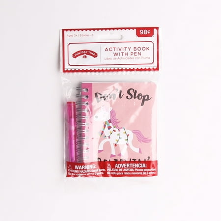 Holiday Time Unicorn Actbk/pen