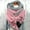 Pink, variant on Gray Scarf for Women's Scarf Warm Soft Print Button Fashion Winter Turban Wrap Scarve Shawls on Sale Clearance