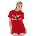 thumbnail image 5 of Bet Giraffe I Love You Funny Women's Graphic T Shirt Tees Brisco Brands M, 5 of 6