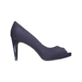 thumbnail image 2 of Bandolino Womens Rainaa Woven Padded Insole Peep-Toe Heels, 2 of 4