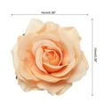 thumbnail image 2 of 1 Pcs Rose Flower Hair Clips 4 Inch Flower Hair Pins for Women Hair Accessories Champagne, 2 of 5