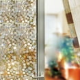 thumbnail image 2 of 17.7" x 78.7" Window Film, Window Privacy Film, Window Vinyl Glass Covering, Stained Glass Decorative Film, Window Film Privacy Frosted, Static Window Clings, Non-Adhesive, No-Glue, 2 of 8