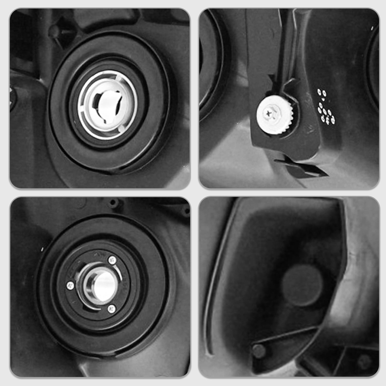 For 2010-2013 Toyota 4Runner Assembly Headlights  LH+RH Set