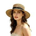 thumbnail image 4 of Gyujnb Sun Hat with Flat for – European Sun Hat for Travel and Outdoor Sun Breathable Hollow Design, 4 of 5