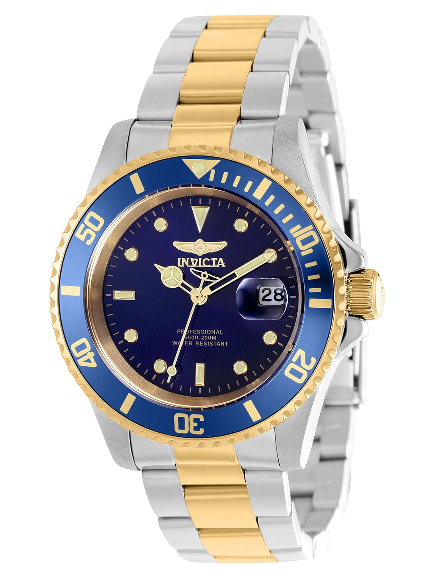 Invicta Men's 13624 Pro Diver Quartz Chronograph Black Dial Watch