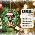 thumbnail image 6 of Belgian Malinois Dog Ornaments Ceramic For Christmas, Stained Glass Ornaments Ceramic Christmas 2025, 6 of 7
