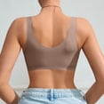 thumbnail image 4 of Front Closure Seamless Comfort Bra No Underwire Side Support Wireless Lift Everyday Wear Soft Full Coverage Smooth T-Shirt Bra, 4 of 5