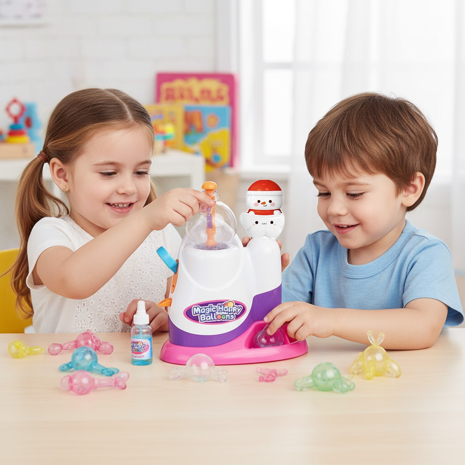B Diy Inflatable Toy Handmade Bubble Maker Craft Kit For Kids Creative Play Fun Activity B