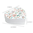 thumbnail image 5 of Koyal Wholesale Valentine's Day Heart Shaped Gift Box with Lid, Rainbows, Reusable Heart Box, 8"x6", 1-Pack, 5 of 5