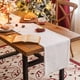 thumbnail image 5 of Uuiauoio Long White Christmas Table Runner Polyester Holiday Dining Decor for Winter Wedding Party Home Tabletop Decoration Festive Gathering Celebration Accessory, 5 of 6