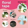 thumbnail image 4 of Incraftables Floral Arrangement Tape (4pcs), Greenery Stem Wire (100pcs), Flower Wire (30m) & Cutter, 4 of 7