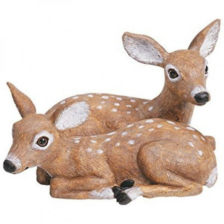 Garden Art Statuary - Sculptural Gardens by Heritage Farms Fawn Pair Statuary