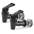 thumbnail image 2 of Spencer 4Pcs Replacement Cooler Faucet, Reusable Spigot Spout Water Beverage Lever Pour Dispenser Valve Water Crock Tap, Plastic Water Spigot Drink Dispenser Tap, Black, 2 of 9