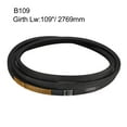 thumbnail image 3 of Uxcell B109 Drive V Belt Girth 109-inch Industrial Power Rubber Transmission Belt, 3 of 5