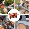 thumbnail image 4 of Hand Cranked Chainsaw Sharpener, Anodizing Clamp Orange Chainsaw Chain Sharpening Jig Portable  For Garage, 4 of 8