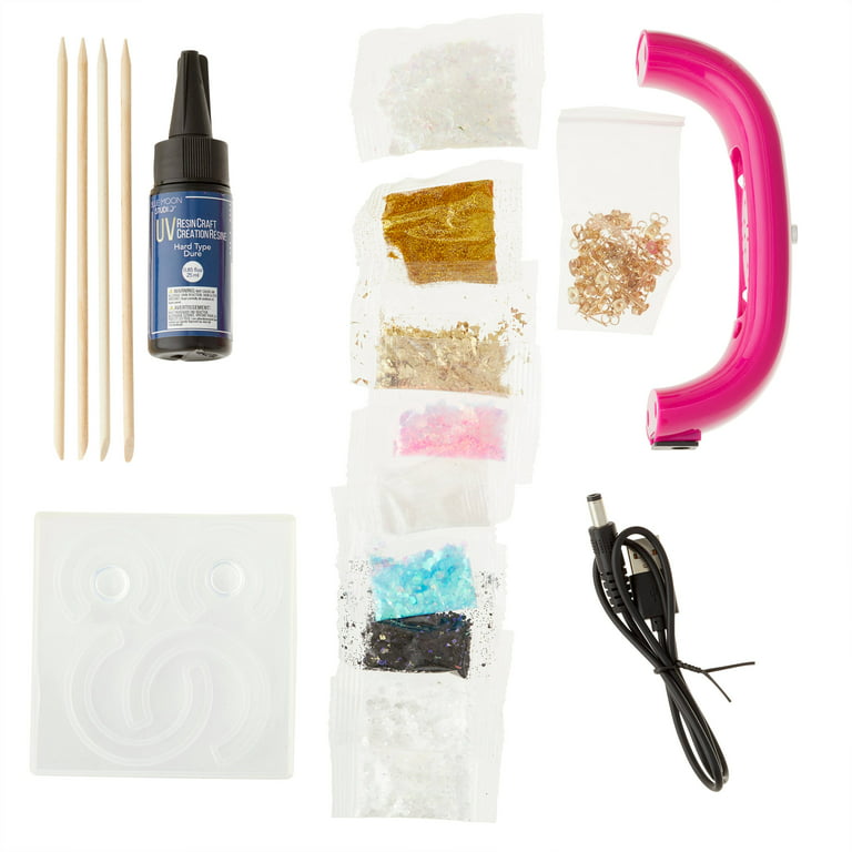 Blue Moon Studio™ UV Resin Craft Earring Charm Silicone Mold Kit