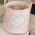 thumbnail image 4 of Laundry Hamper Sturdy Cotton Linen Storage Bin Dirty Clothes Organization Large Capacity for Home Dorms and Apartments, 4 of 5