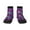2 Black-1, variant on Retro 80s Style Pattern Quarter Crew Socks,Toe Seamed Ankle Socks,Cotton Cushioned Breathable Athletic Crew Sports Socks