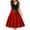 Red, variant on qolati 1950s Dresses for Women Vintage Sleeveless V Neck Polka Dots Print Rockabilly Prom Dress Elegant High Waisted Bow Tie A-Line Swing Midi Dress