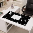 thumbnail image 3 of Long Mouse Pads for Desk,Black Moon Star Pattern Desk Mats on Top Of Desks, Desk Mouse Pad Extra Large with 3mm Non-Slip Base and Stitched Edge for Gaming,Office,Work,Home 31.5"x15.7", 3 of 6