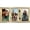Gold, variant on Hinged 8x10 Picture Frame with Shatter-Resistant Glass - Double Picture Frames with Engineered Wood - Signature Collection - Photo Frame for Tabletop Display - Black