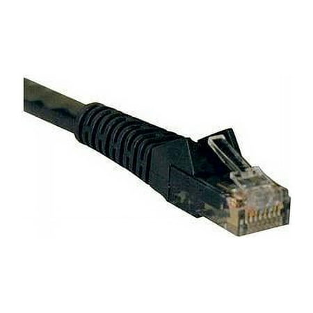 UPC: 0037332141163 | TRIPP LITE N201-001-BK 1 ft. Cat 6 Black Gigabit Snagless Molded (UTP) Ethernet Cable (RJ45 M/M)