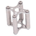 thumbnail image 1 of RC Accessories, Aluminum Alloy RC Brushless Motor  Mounting Bracket X Type Fixed Motor Mount  Holder For Replacement Silver, 1 of 8