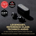 thumbnail image 2 of Technics Premium Hi-Fi True Wireless Bluetooth Earbuds with Advanced Noise Cancelling, 3 Device Multipoint Connectivity, Wireless Charging, Hi-Res Audio + Enhanced Calling - EAH-AZ80-K (Black), 2 of 5