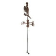 thumbnail image 2 of Northlight 3' Polished Rooster Outdoor Garden Weathervane - Chocolate Brown, 2 of 2