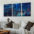 thumbnail image 2 of Room Aesthetics Poster Night View Decoration Canvas Painting Wall Art Poster for Bedroom Living Room Decor, 2 of 4