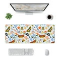 thumbnail image 3 of Disketp Gaming Mouse Pad Insects And Flowers Pattern Large Mouse Mat Long Extended Desk Pad Non-Slip Rubber Mice Pads Stitched Edges Thin Pad (11.8x31.5 Inch), 3 of 9