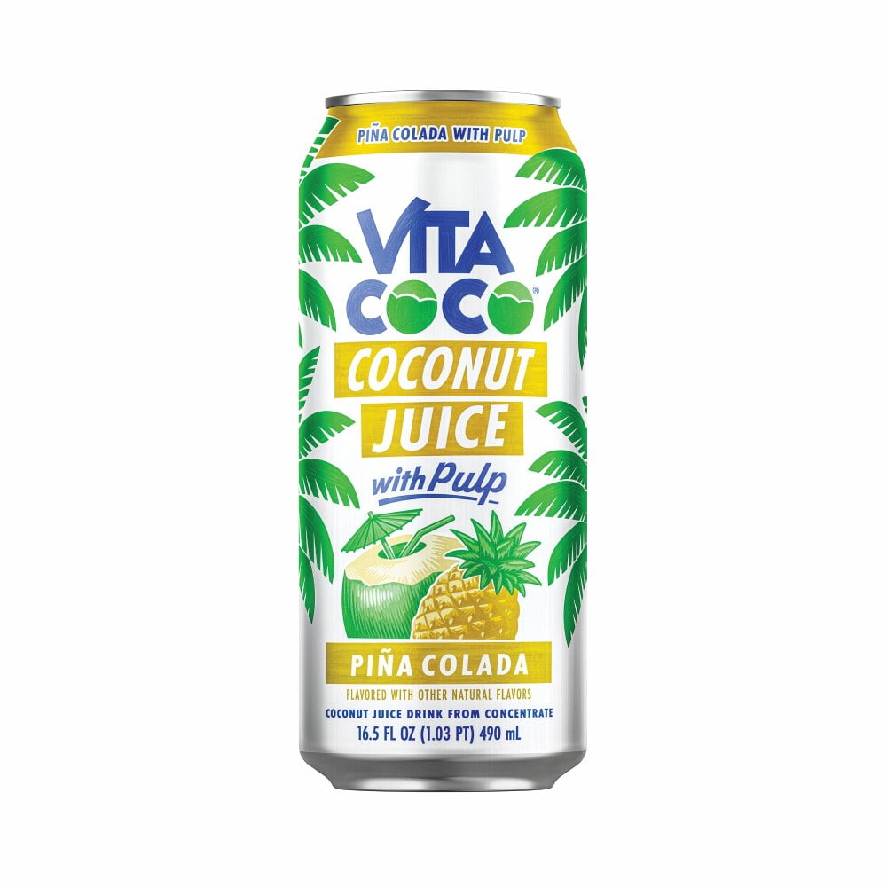 Vita Coco Coconut Juice, Pina Colada with Pulp, 16.5oz