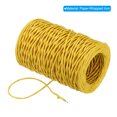 thumbnail image 3 of 164ft Floral Bind Wire Wrap Twine 2 Rolls 2mm Florist Wire Iron Wire Paper Covered Vine Yellow, 3 of 6