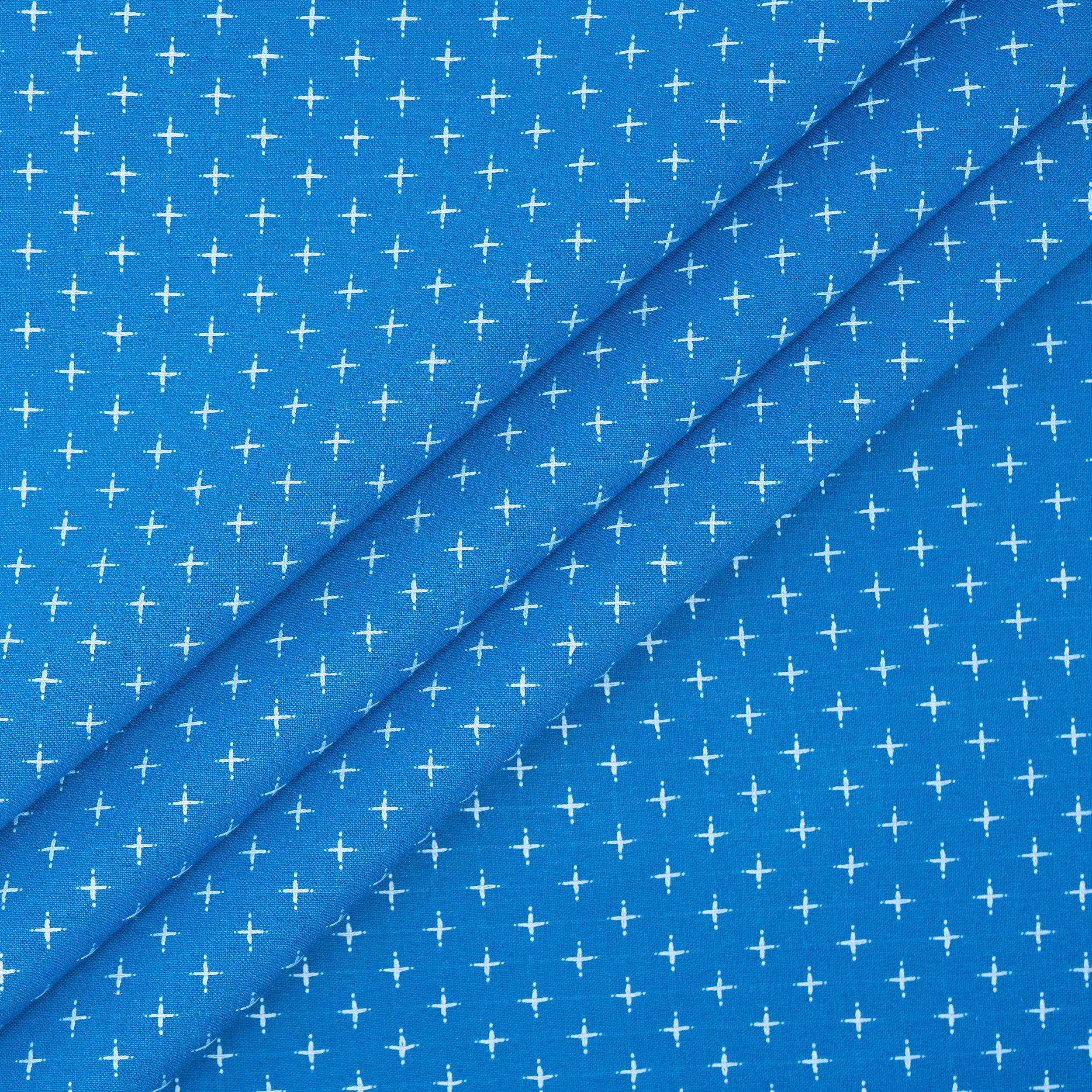 Singer Fabric, 100% Cotton, Sewing & Crafting, 44" Wide, Embroidery Fabric, Navy, Cut by Yard