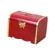 thumbnail image 3 of Cofre del tesoro, caja de almacenamiento de baratijas, decorativo, versátil, retro, de madera Medio, 3 of 8