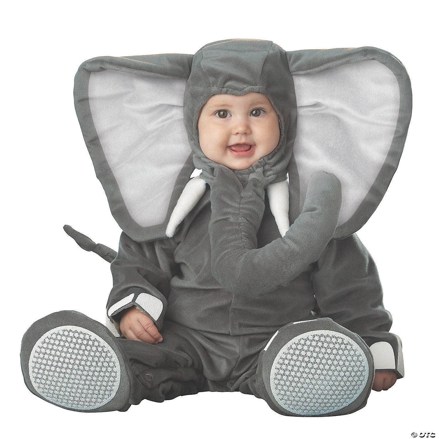 InCharacter Costumes Lil Elephant Fancy-Dress Costume for Toddlers with Zippered Bodysuit, 2T