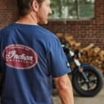 thumbnail image 7 of Indian Motorcycle Men's Oval Logo T-Shirt, Navy - XL - 283339909, 7 of 7