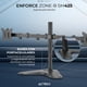 thumbnail image 5 of Soporte Articulado para Dos Monitores ENFORCE ZONE-B SM425 Hasta 32 pulgadas Inclinación y Giro Ajustable Base para Teléfono AC-939683, 5 of 6