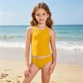 thumbnail image 4 of Tiijoy Teen Girls Tankini Swimsuit UPF 50+ Quick Drying Bathing Suit Swimwear, 2-Piece, 4 of 5