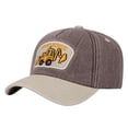 thumbnail image 3 of CYRBOKO Cotton, Running Cotton Breathable Adjustable Baseball Caps for Kids Coffee Size 2-6 T, 3 of 6