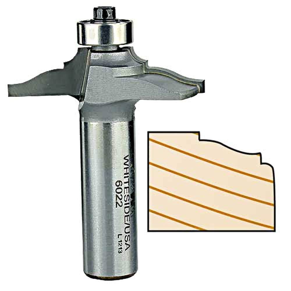 Whiteside 6022 Door Edge Router Bit for Woodworking 1/2"SH, 3/8"CL,1