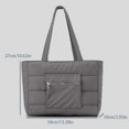 thumbnail image 4 of Carryall Bag Bolso Hombro Puffer Tote Acolchado Ligero para Mujer, 4 of 9