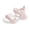 Pink, variant on lnmuld Girls Casual Sandals with Comfortable Thick Sole for Outdoor Beach Walking Color:Pink,Size:11.5-12 Years